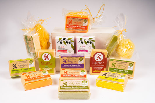 OLIVART Hand made Olive Oil soap- Rose-1