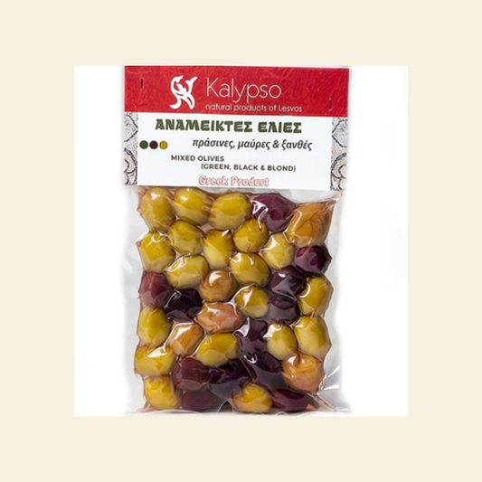 Măsline Grecești Mixte în Saramură Vacuum | Din Lesvos