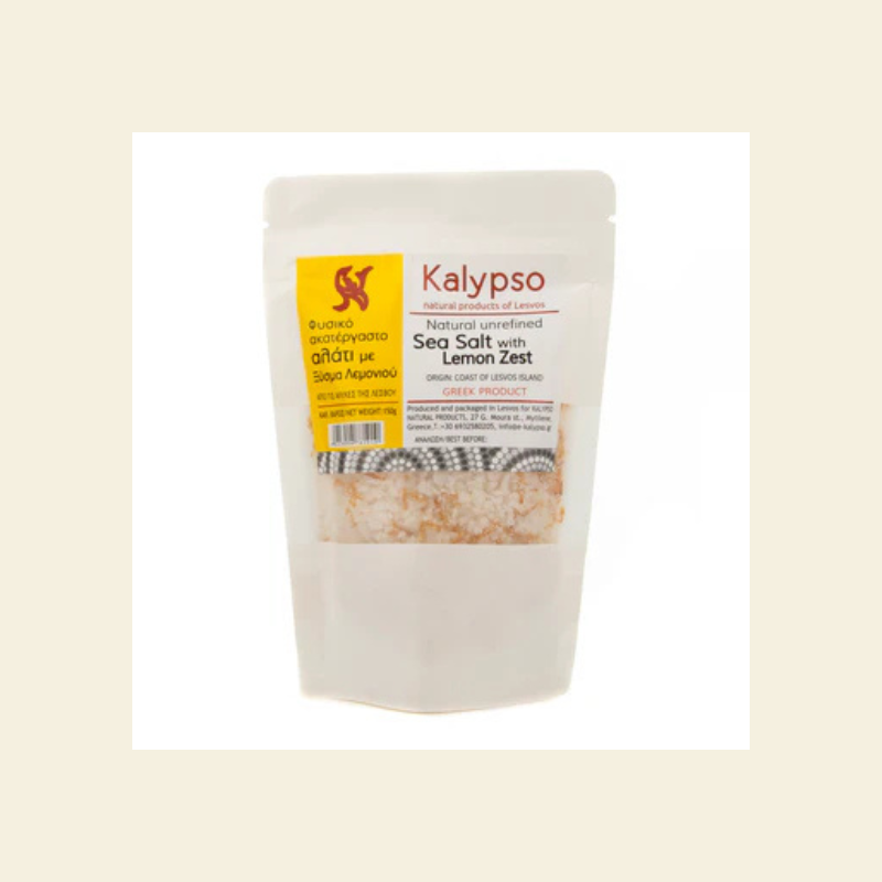 Sare de Mare Nerafinată cu Lămâie | Natural din Grecia