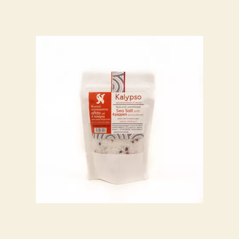 Sare de Mare Nerafinată cu 4 Pipeuri | Gourmet din Grecia