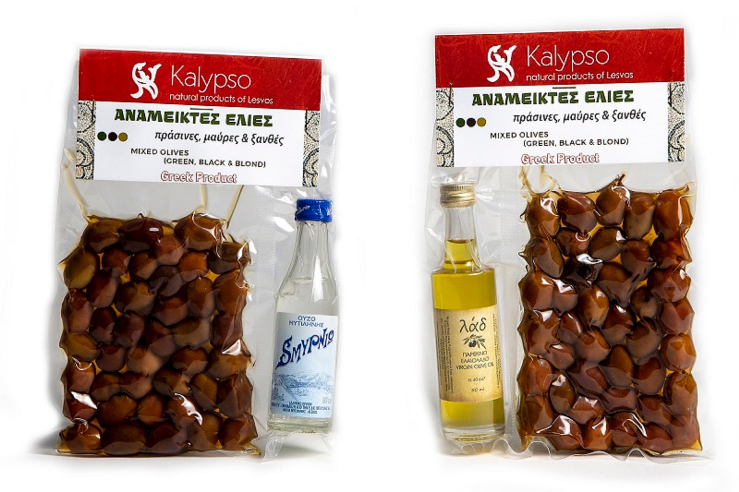 Mixed Greek Olives and Local Ouzo from Lesvos island-1